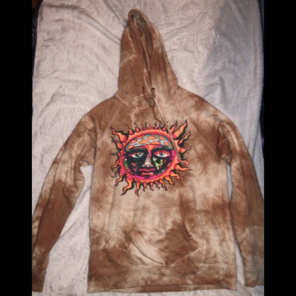 Sublime oversized tie-dyed hoodie